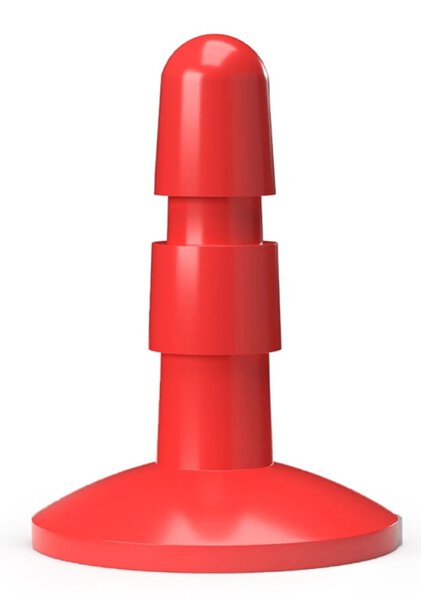 End cap for Hung System Red