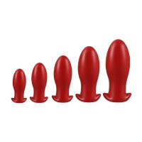 Plug Drakar Egg L 14 x 6.5cm Red
