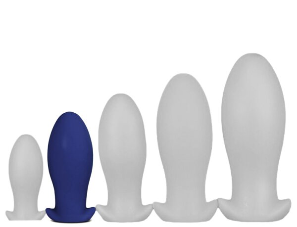 Silicone plug Saurus Egg M 12 x 5.5cm Marine