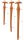 Long Dildo Ultra Slim S 30 x 3.2cm