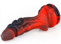Dildo Dragon Zomay 18 x 6cm Black-Red