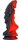 Dildo Dragon Zomay 18 x 6cm Black-Red