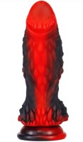 Dildo Dragon Yong 15 x 5.5cm Black-Red