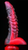 Dildo Dragon Sarkan 19 x 4.5cm Black-Red