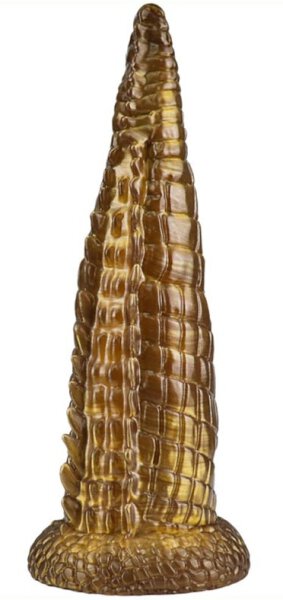 Monster Dicknosaur Dildo M 20 x 5.5cm Gold