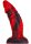 Dildo monster Squax 18 x 5.5cm Black-Red