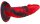 Dildo monster Squax 18 x 5.5cm Black-Red