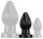 Spiral Plug M 9 x 4.5cm Black