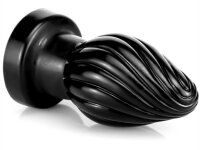 Spiral Plug L 12 x 6.5cm Black