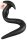Vikaelis long dildo L 55 x 5.5cm Black