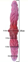 Double Dildo Duo Rept 35 x 4.5cm