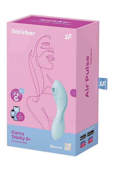 Satisfyer Curvy Trinity 5+ Blue