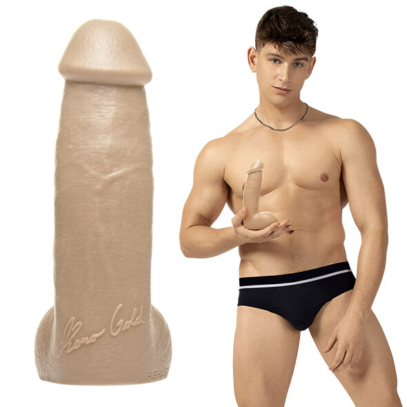 FLESHLIGHT Reno Gold Dildo 19 cm