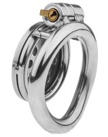 Metal Chastity Cage Flat M