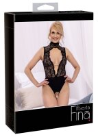 Body mit Spitze und großen Ausschnitten XL