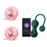 Magic Motion Crystal Duo Smart Kegel Vibrator with Weight Set