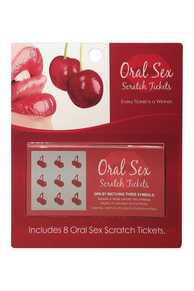 Oral Sex Scratch Tickets