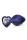 Anal Adventures Matrix Swirling Bling Plug Sapphire 3,8cm