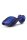 Anal Adventures Matrix Swirling Bling Plug Sapphire 3,8cm