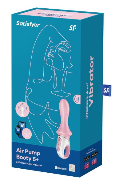 Satisfyer Air Pump Booty 5 Connect App Red