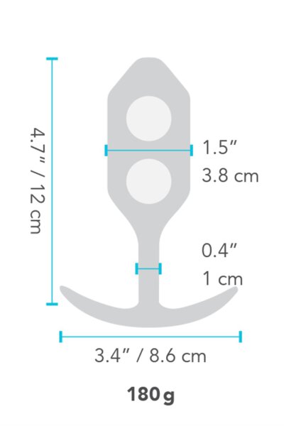 B-Vibe Snug Plug 3 Orange