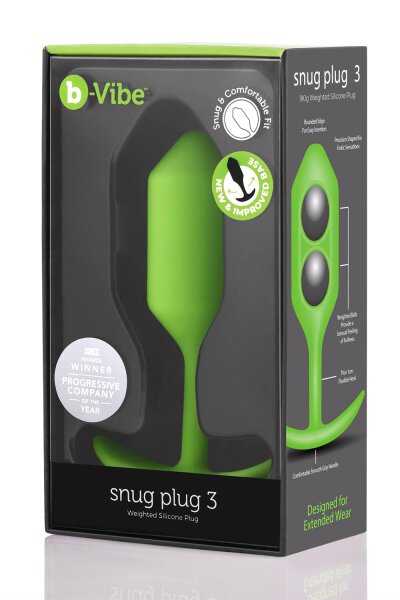 B-Vibe Snug Plug 3 Lime