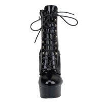 Erogance Lack High Heel Stiefelette D1020 Größe 36 - 44