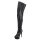 Erogance Stretch PU Thigh High Stiefel D3063 Größe 36 - 44