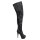 Erogance Stretch PU Thigh High Stiefel D3063 Größe 36 - 44