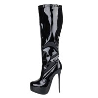 Erogance Stretchlack High Heel Stiefel E2000 Größe 36 - 46