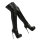 Erogance Stretch PU Overknee Stiefel E3000 Größe 36 - 46