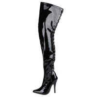 Erogance Stretchlack Thigh High Stiefel S3063...