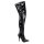 Erogance Stretchlack Thigh High Stiefel S3063 Größe 36 - 46