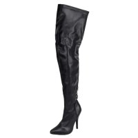 Erogance Stretch PU Thigh High Stiefel S3063...