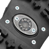 Angry Itch 03-Loch Leder Schuhe Schwarz Größe 36 - 48