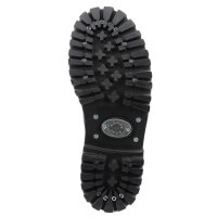 Angry Itch 03-Loch Leder Schuhe Schwarz Größe 36 - 48