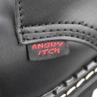 Angry Itch 03-Loch Leder Schuhe Schwarz Größe 36 - 48