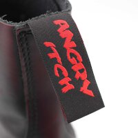 Angry Itch 08-Loch Leder Stiefel Burgundy Rub-Off Größe 36 - 48