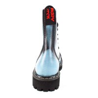 Angry Itch 08-Loch Leder Stiefel Denim Rub-Off Größe 36 - 48