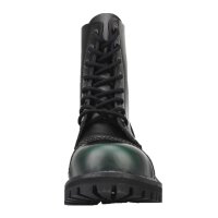 Angry Itch 08-Loch Leder Stiefel Dark Green Rub-Off Größe 36 - 48