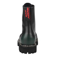 Angry Itch 08-Loch Leder Stiefel Dark Green Rub-Off Größe 36 - 48