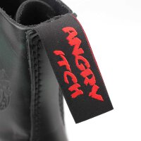 Angry Itch 08-Loch Leder Stiefel Dark Green Rub-Off Größe 36 - 48