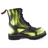 Angry Itch 08-Loch Leder Stiefel Lime Rub-Off Größe 36 - 48