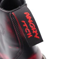 Angry Itch 08-Loch Leder Stiefel Pink Rub-Off Größe 36 - 48