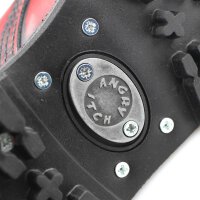 Angry Itch 08-Loch Leder Stiefel Red Rub-Off Größe 36 - 48