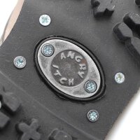 Angry Itch 08-Loch Leder Stiefel Vintage Grau Größe 36 - 48