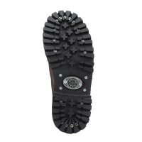 Angry Itch 08-Loch Leder Stiefel Vintage Grau Größe 36 - 48