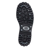 Angry Itch 08-Loch Leder Stiefel Vintage Grün Größe 36 - 48