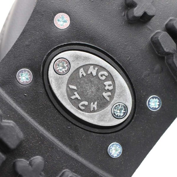 Angry Itch 08-Loch Leder Stiefel Vintage Pink Größe 36 - 48