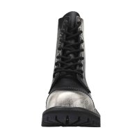 Angry Itch 08-Loch Leder Stiefel White Rub-Off Größe 36 - 48